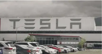  ?? BEN MARGOT/ AP ?? The Tesla electric- vehicle plant in Fremont, California.