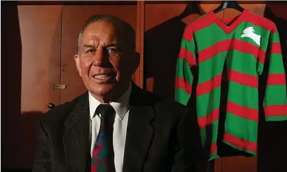  ?? ?? John Sattler pictured in 2014. The former South Sydney captain has died, aged 80. Photograph: Renee McKay/Getty Images