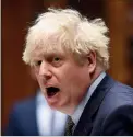  ??  ?? Boris aponta a saída sem acordo