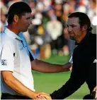  ?? GETTY IMAGES ?? Frosty: Harrington (left) after beating Garcia in 2008