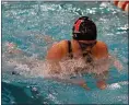  ?? DAVID C. TURBEN — FOR THE NEWS-HERALD ?? Hawken’s Jessica Eden wins the 200-yard individual medley on Feb. 21during the Division II state swimming meet in Canton.