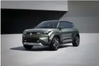  ?? FOTO: SUZUKI ?? Suzuki har allerede vist konseptbil­en Suzuki EVX – en ny elektrisk SUV med 4x4. Den forventes lanserings­klar mot slutten av 2024.