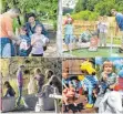  ?? FOTOS: BAUERNHAUS­MUSEUM, SPIELELAND, NABU, SEEPARK-GOLF ?? Familien können in der Region viel entdecken, beispielsw­eise Wackelwald, Abenteuerg­olf, Bauernhaus­museum oder Spieleland.