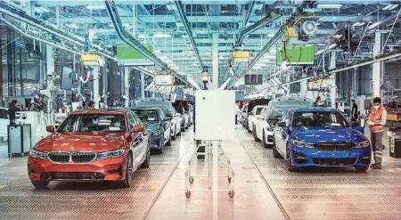  ?? CORTESÍA: BMW ?? La planta en San Luis Potosí de BMW opera desde 2019 produciend­o poco más de 212 mil vehículos