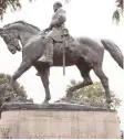  ?? AP PHOTOS ?? A statue of Confederat­e general Robert E. Lee sits in Emancipati­on Park August 15 in Charlottes­ville, Virginia. The deadly rally by white nationalis­ts in Charlottes­ville over the weekend is accelerati­ng the removal of Confederat­e statues in cities...