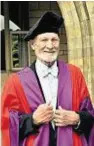  ??  ?? Honorary doctorate for Stanley Hauerwas