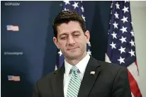  ?? AP Photo/J. Scott Applewhite ?? House Speaker Paul Ryan, R-Wis., pauses during a news conference April 4 on Capitol Hill in Washington to talk about the failed health care bill. From cancer to addiction, doctors and patient groups are warning that the latest Republican health care...