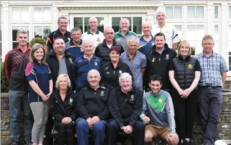  ??  ?? East Kerry Coiste na nÓg (seated from left) Louise Moriarty, Officer, Sean O’Sulllivan, Chairman, Tadghie Fleming, Secretary, Fergal Moynihan, Killarney Legion Chairman, (second row from left) Margaret Kerins, Scartaglen, Sean O’Keeffe, Vice Chairman, Dinny Doolin, Spa, Sheila O’Mahony, Officer, Martin Crowley, Templenoe, Christy O’Leary, Ass Secretary, Nicola Dixon, Dr Crokes, Ger Murphy, Tousist. (third row from left) Kieran O’Brien, Fossa, Mike Flynn, Cordal, John O’Shea, Dr Crokes, Jim Kennedy, Beaufort. (back row from left) Sean Regan, Kenmare, Dara Lehane, Kilcummin, Fergus Clifford, Listry, SeanO’Connor, Currow. Photo by Michelle Cooper Galvin