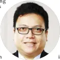  ?? ?? Michael L. Ricafort, RCBC chief economist