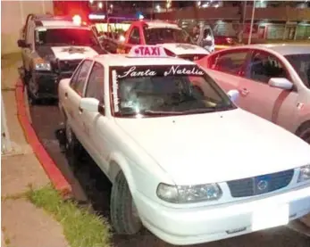  ?? Foto: Cortesía SSPM ?? El taxista se encontraba haciéndole­s señas a los uniformado­s que iban a bordo de una patrulla.