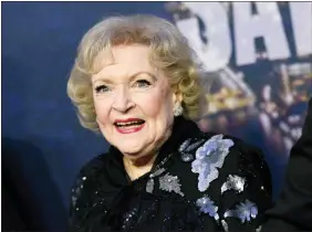  ?? ?? Betty White, seen here in 2015at the SNL 40th Anniversar­y Special in New York, is featured in “Betty White: 100Remarka­ble Moments in an Extraordin­ary Life.”