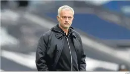  ?? EFE ?? José Mourinho, entrenador de la Roma.