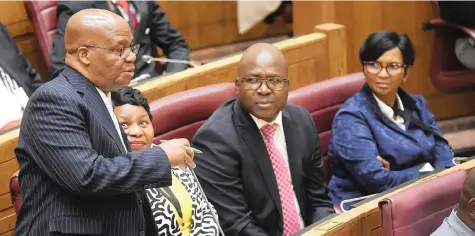  ?? | PHANDO JIKELO African News
Agency (ANA) ?? AMOS Masondo was elected National Council of Provinces chairperso­n after members were sworn in by Chief Justice Mogoeng Mogoeng in Parliament.