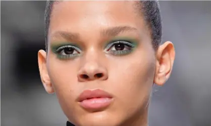  ??  ?? The eyes have it: Pat McGrath’s modern take on an old-school look. Photograph: Pascal Le Segretain/Getty Images