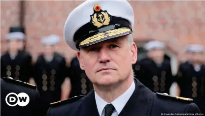  ?? ?? Vice-admiral Kay-Achim Schönbach said the West could give Vladimir Putin respect