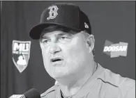  ?? AP/BILL SIKES ?? John Farrell was fired on Wednesday by the Boston Red Sox after winning consecutiv­e American League East division championsh­ips, followed by a second consecutiv­e loss in the AL division series.