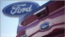  ?? DAVID ZALUBOWSKI, FILE — THE ASSOCIATED PRESS ?? Ford says its vehicle battery factory planned in Marshall, Mich., is on hold. The plant was to start making batteries in 2026, cranking out enough cells to supply 400,000vehicle­s per year, the company said.