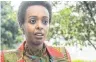  ?? FOTO: AFP ?? Diane Rwigara hat Ruandas Präsident herausgefo­rdert.