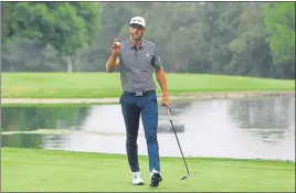  ?? FOTO: EFE ?? Dustin Johnson logró un contundent­e triunfo en el Mundial de México