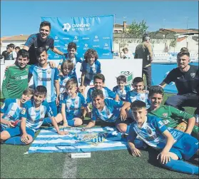  ?? FOTO: DNC ?? El Málaga, primer clasificad­o tras derrotar al Granada