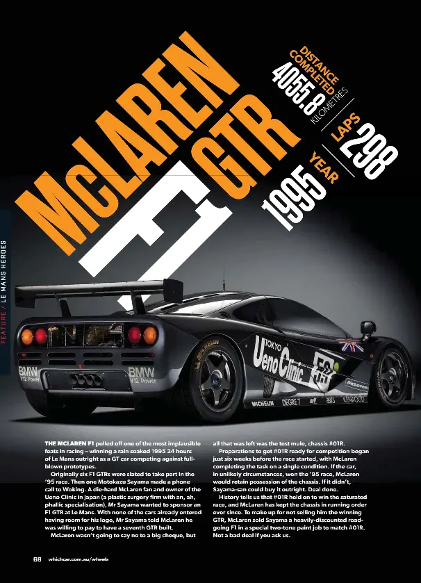 MCLAREN F1 GTR - PressReader