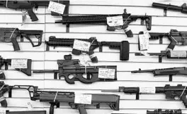  ?? JOE RAEDLE/GETTY ?? The NRA is appealing a ruling in favor of a Florida law that requires rifle purchasers to be 21 years old.