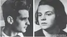  ??  ?? Decaptitat­ed under the guillotine: Hans and Sophie Scholl