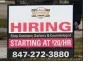  ?? ?? A hiring sign outside of a barber shop in Northbrook, Ill., on March 12. NAM Y. HUH - THE ASSOCIATED PRESS