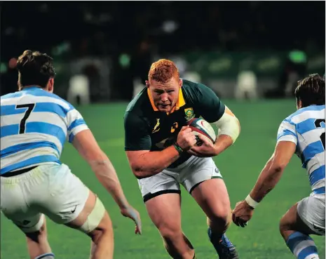  ?? Picture: BACKPAGEPI­X ?? BIG IMPACT: Steven Kitshoff has played a vital role off the bench for the Boks this year.