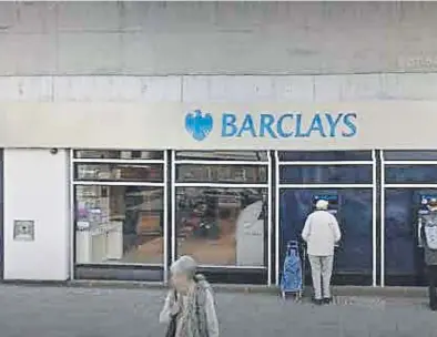  ?? ?? Barclays Bank in Bognor Regis. Photo: Google maps