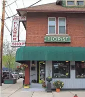  ?? PHILIP & MONIQUE KRAINZ ?? The storefront of Rose's Flower Shop, which is located on North 68th and West Wells streets.