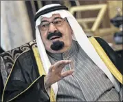  ?? BRENDAN SMIALOWSKI / ASSOCIATED PRESS ?? King Abdullah of Saudi Arabia approved a committee’s decision to label the Muslim Brotherhoo­d as a terrorist organizati­on.