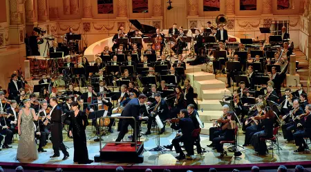  ??  ?? In arrivo L’orchestra Staatskape­lle di Dresda, una delle più antiche d’Europa, si esibirà il 6 settembre