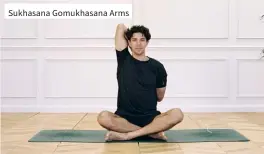  ?? ?? Sukhasana Gomukhasan­a Arms