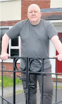  ??  ?? ●●John Burke whose home was raided by armed police on Tuesday