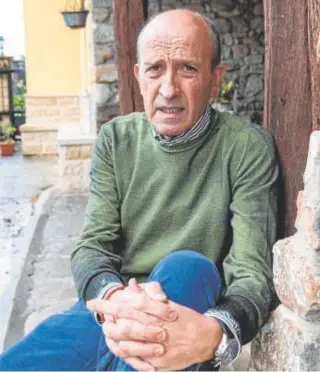  ?? // PANKRA NIETO ?? Miguel Ángel Lotina, en su casa de Meñaka