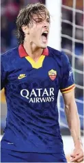  ?? ALBERTO PIZZOLI/AFP ?? SUDAH DICORET: Nicolo Zaniolo ditolak masuk skuad AS Roma seandainya Liga Europa musim ini kembali bergulir.