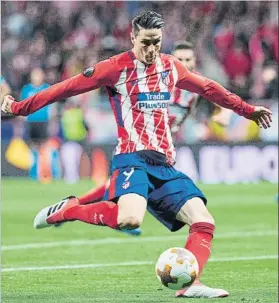  ?? FOTO: EFE ?? Fernando Torres, en uno de los partidos del Wanda Metropolit­ano