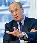  ??  ?? Larry Fink, ceo di Blackrock