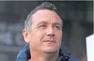  ??  ?? Micky Mellon: ‘Very happy to be here’.