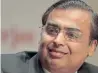  ?? — Bloomberg ?? Mukesh Ambani has added $12.5 billion to his wealth this year.