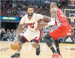  ?? PEDRO PORTAL/TNS ?? Reports say forward James Johnson and the Heat have finalizing the framework for a deal for his return next season.