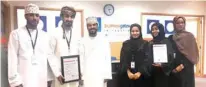  ?? Supplied picture ?? ALL SMILES: The award certifies that businessga­teways has put in place an internatio­nally recognised Quality Management System (QMS) to for superior services. -