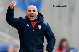  ?? — AFP ?? Jorge Sampaoli