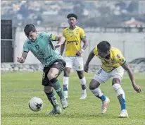  ?? API ?? Decisivo. Gualaceo derrotó 1-0 al Atlético Santo Domingo y aseguró el ascenso.