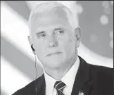  ??  ?? Mike Pence