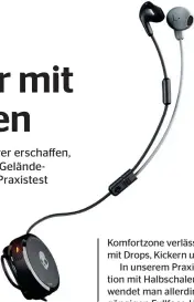  ??  ?? Skullcandy­s Vert erlaubt dank seines Xl-buttons die Bedienung auch mit dicken Handschuhe­n.