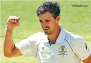  ??  ?? Mitchell Starc