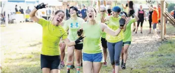  ?? —photo Barnyard Studio du Coin ?? The third edition of the Défi Coureurs des Bois obstacle race is coming back to Lavigne Park on September 22. Participan­ts will have a choice between a six- or three-kilometer-long trail, each filled with safe obstacles. Interested individual­s can sign up at www.defiscoure­ursdesvois.com