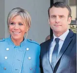  ??  ?? No show... Brigitte and Emmanuel Macron